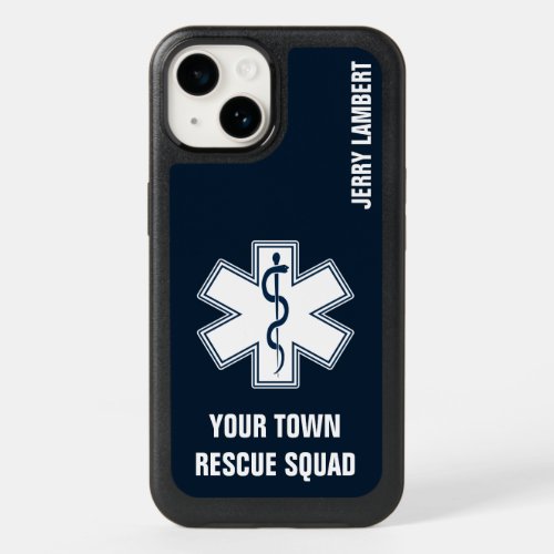 EMT EMS Paramedic Name and Squad OtterBox iPhone 14 Case