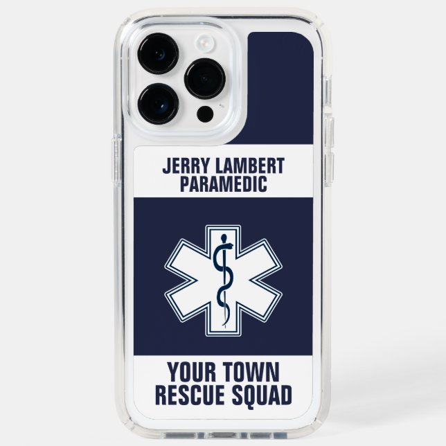 EMT EMS Paramedic Speck iPhone Case (Front)