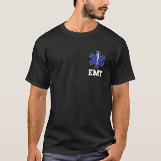 EMT EMS Paramedic Thin White Line Two-Sided EMT Gi T-Shirt