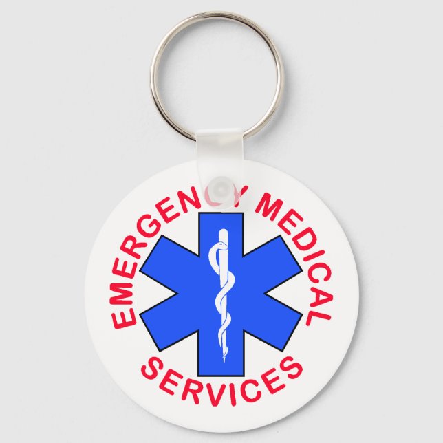 EMT EMS rescue Keychain (Front)