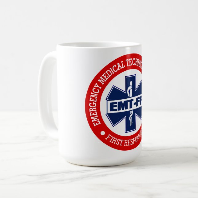 EMT-FF (Firefighter) Coffee Mug (Front Left)