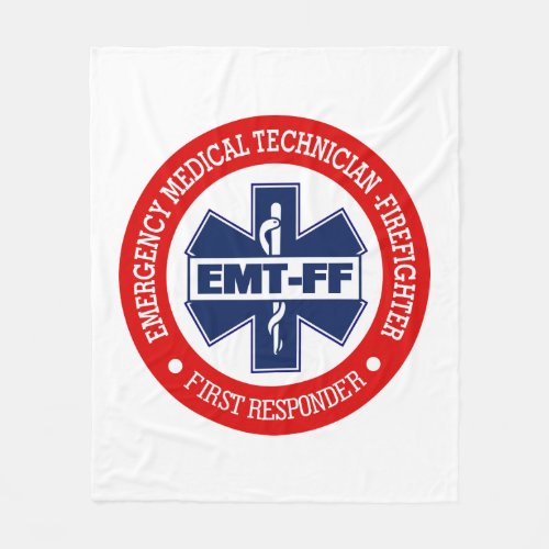 EMT_FF Firefighter Fleece Blanket
