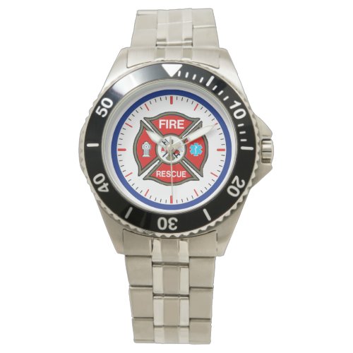 EMT Firefighter Maltese Cross Watch