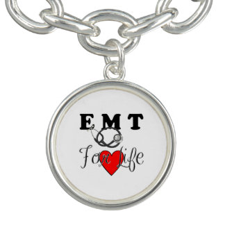 EMT For Life Charm Bracelet