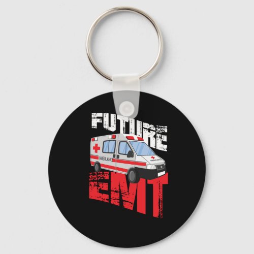 Emt Future Emt Student Ambulance Keychain