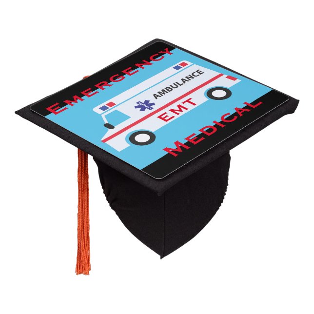 EMT GRADUATION CAP TOPPER (Angled)