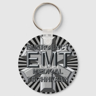 EMT Gray Logo keychain