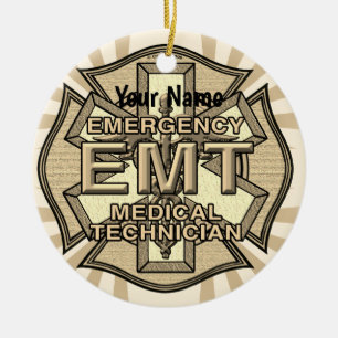EMT Maltese Cross  ornament