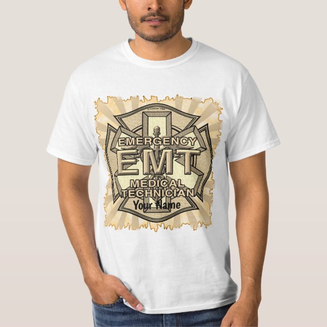 EMT Maltese Cross t-shirt (Front)