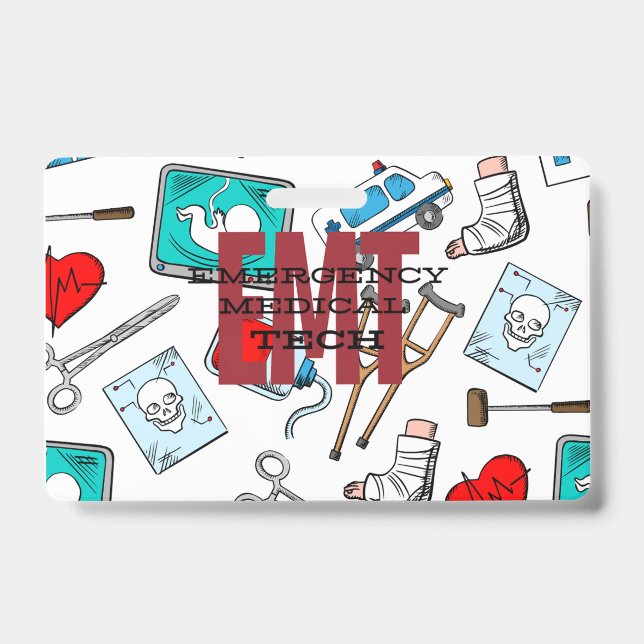 EMT Name Badge (Front)