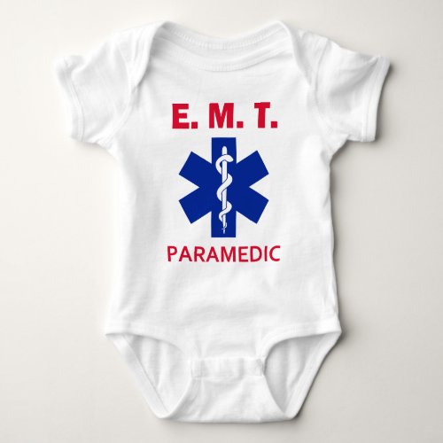 EMT Paramedic Baby Bodysuit