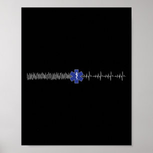 EMT Paramedic EMS Emergency Atrial Fibrillation Poster