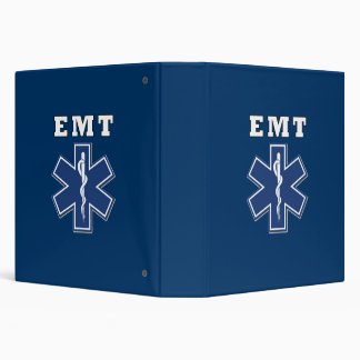 EMT Star of Life 3 Ring Binder