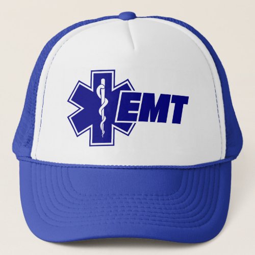 Emt Star of Life  firefighter ems Gift Trucker Hat