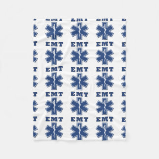 EMT Star of Life Fleece Blanket