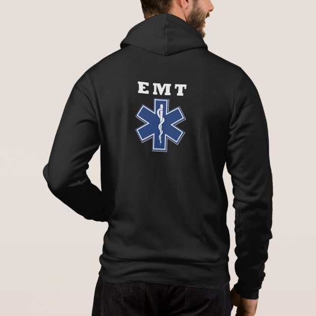 EMT Star of Life Hoodie (Back)