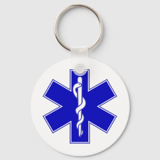 EMT Star of Life Keychain