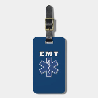 EMT Star of Life Luggage Tag