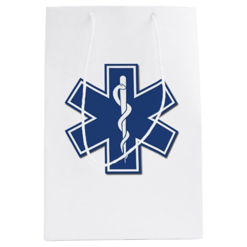 EMT Star of Life   Medium Gift Bag