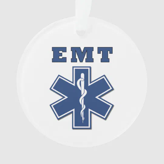 EMT Star of Life Hallmark Ornament 