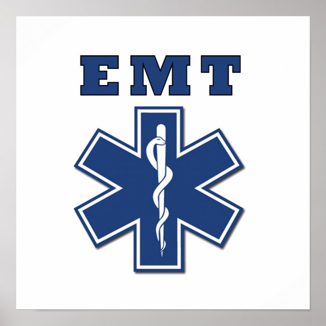 EMT Star of Life Poster (Front)