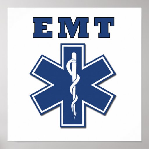 EMT Star of Life Poster | Zazzle