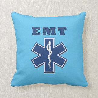 EMT Star of Life Throw Pillow