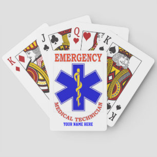 EMT TECHNICIAN POKER CARDS
