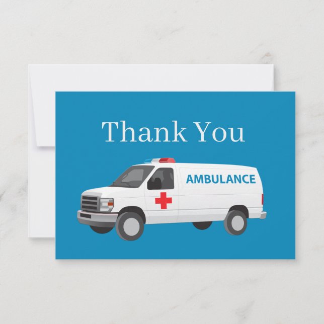 EMT Thank you Note Card (Front)