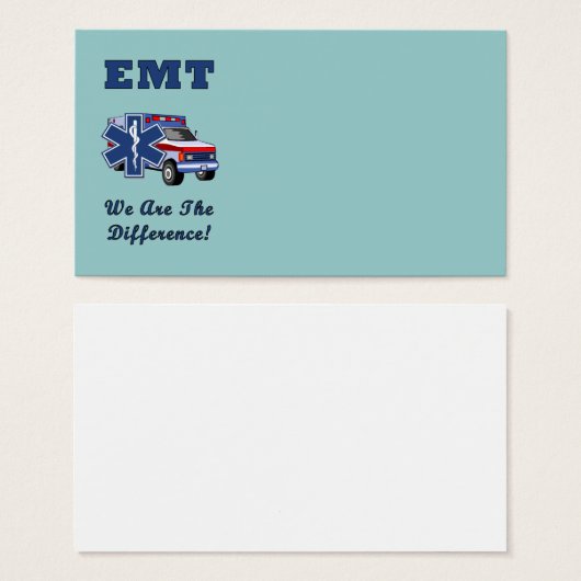EMT We Are The Difference (Front & Back)
