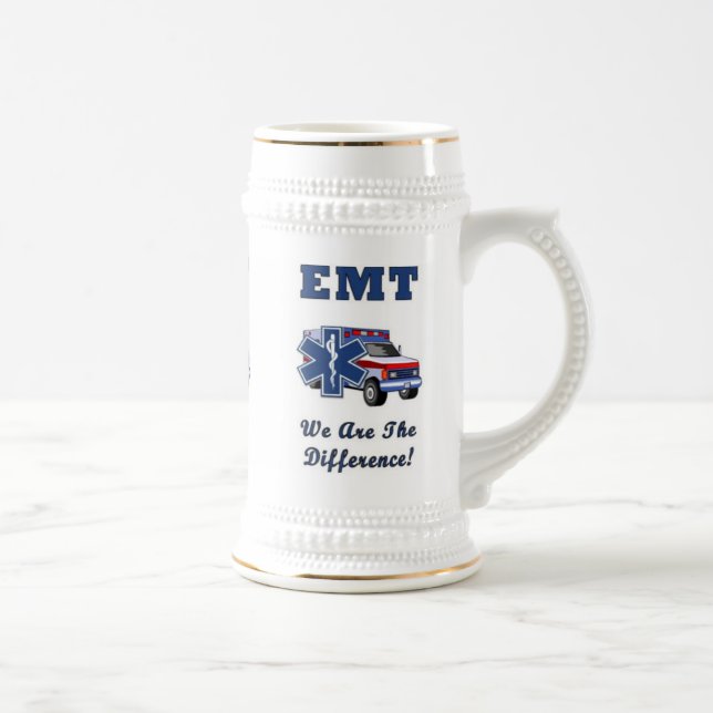 EMT We Are The Difference Beer Stein (Right)
