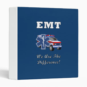 EMT We Are The Difference Binder