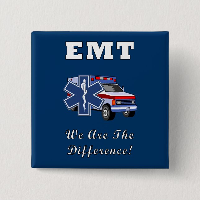 EMT We Are The Difference Button (Front)