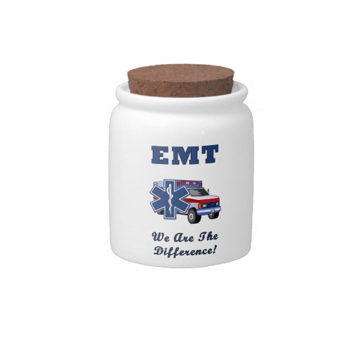 EMT We Are The Difference Candy Jar