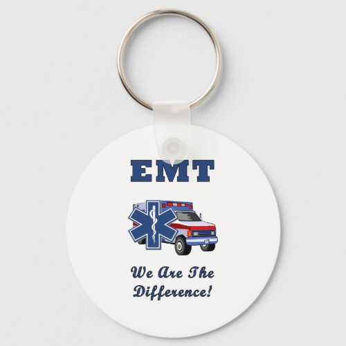 EMT We Are The Difference Keychain