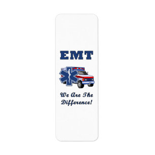 EMT We Are The Difference Label