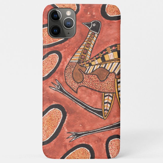 Emu - Aboriginal Inspired Art Painting Case-Mate iPhone Case (Back)