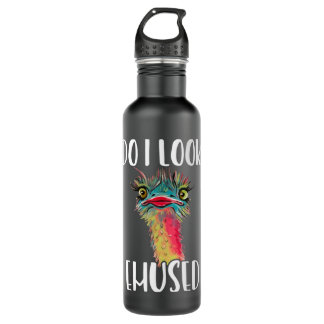 Emu Bird - Do I Look Emused Funny Cute Pullover Ho Stainless Steel Water Bottle
