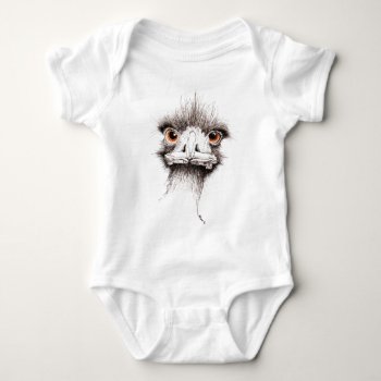 Emu By Inkspot Baby Bodysuit by lostlit at Zazzle