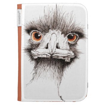 Emu By Inkspot Kindle Folio Case by lostlit at Zazzle