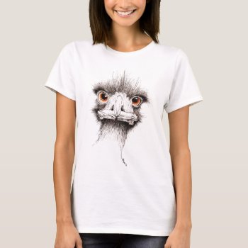 Emu By Inkspot T-shirt by lostlit at Zazzle