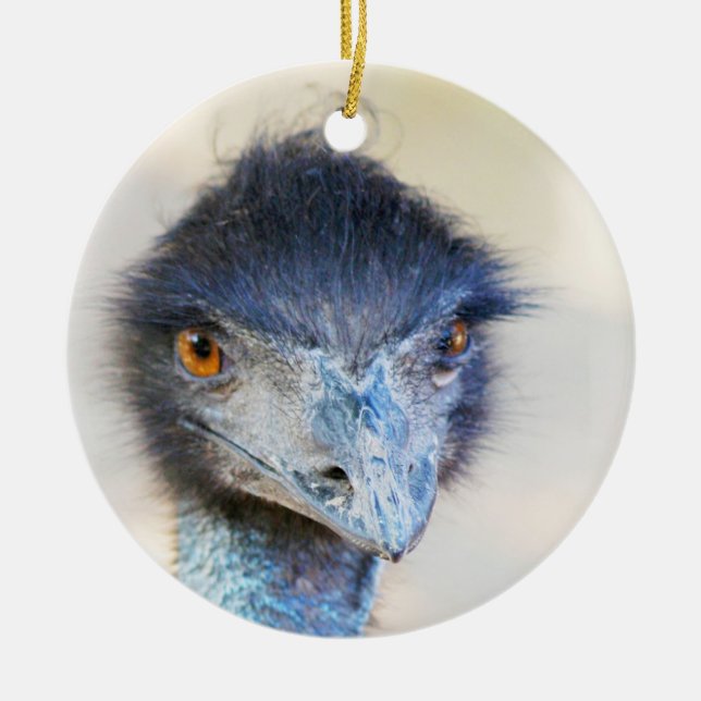 Emu Ceramic Ornament (Front)