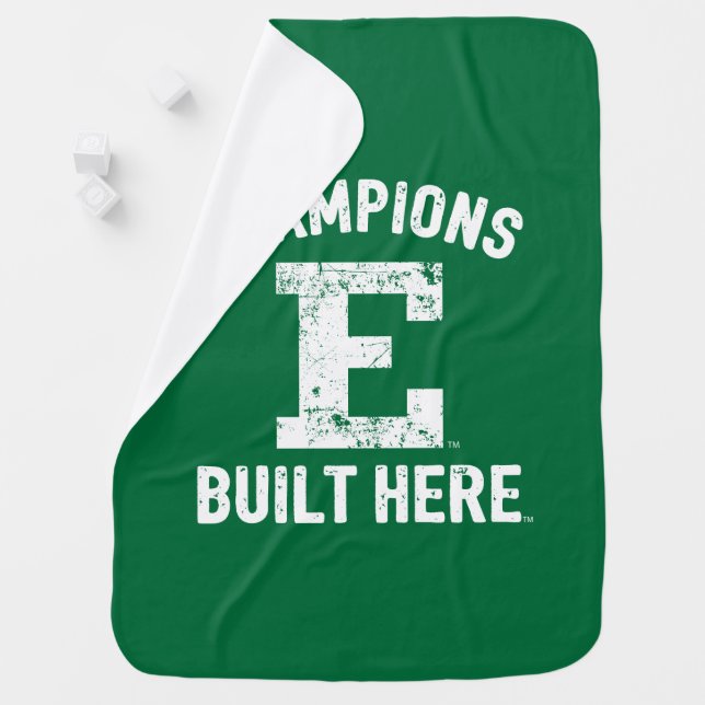 EMU - Champions Built Here Baby Blanket (In Situ)