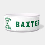 EMU - Champions Built Here Bowl<br><div class="desc">Check out these Eastern Michigan designs! Show off your Eagles pride with these new University products. These make the perfect gifts for the Eastern Michigan student,  alumni,  family,  friend or fan in your life. All of these Zazzle products are customizable with your name,  class year,  or club. Go Eagles!</div>