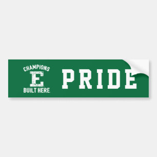 EMU - Champions Built Here Bumper Sticker
