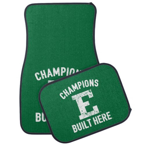 EMU _ Champions Built Here Car Floor Mat