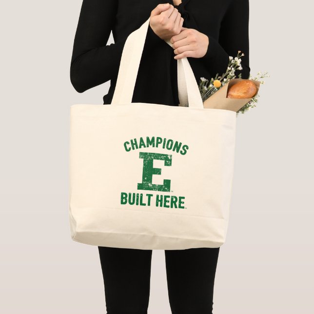 EMU - Champions Built Here Large Tote Bag (Front (Product))