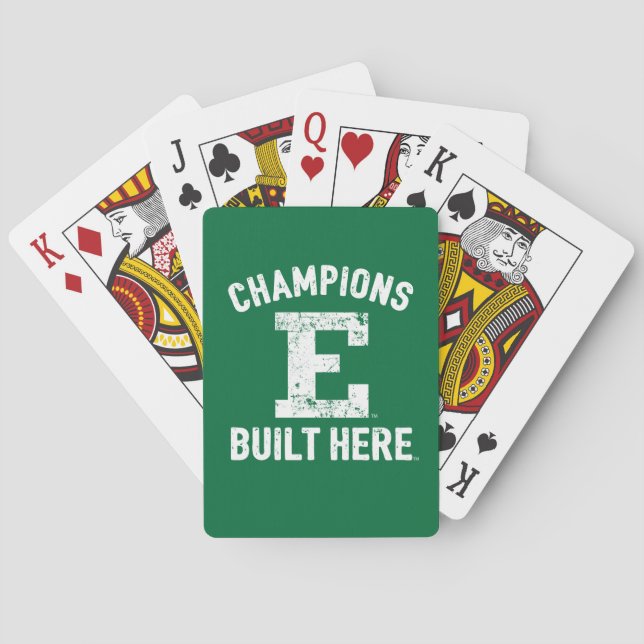 EMU - Champions Built Here Poker Cards (Back)