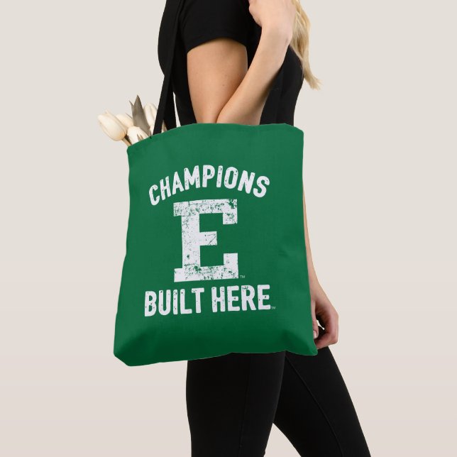 EMU - Champions Built Here Tote Bag (Close Up)