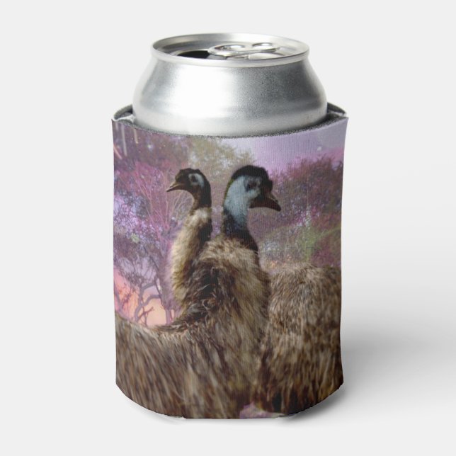Emu Courtship, Can Cooler (Can Front)